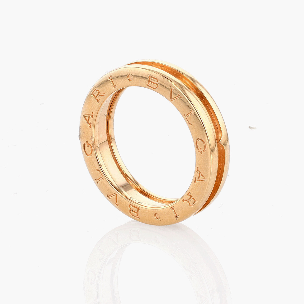 Vintage 18k Rose Gold Bulgari B.Zero1 Ring