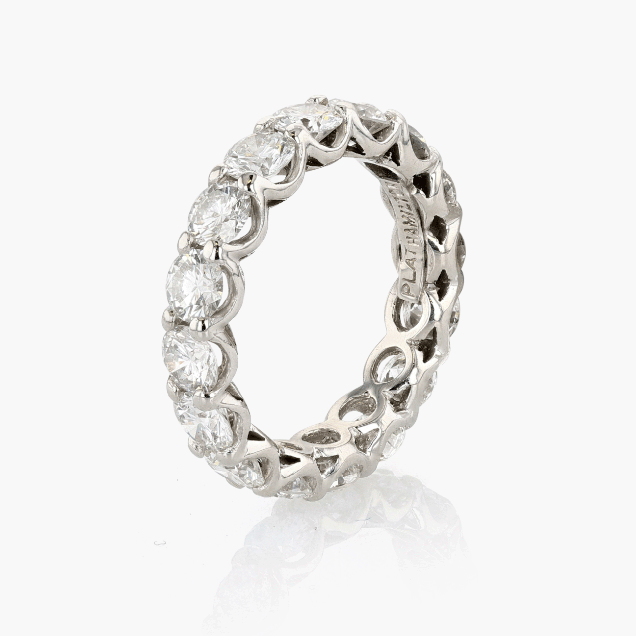 Platinum and Diamond Eternity Band