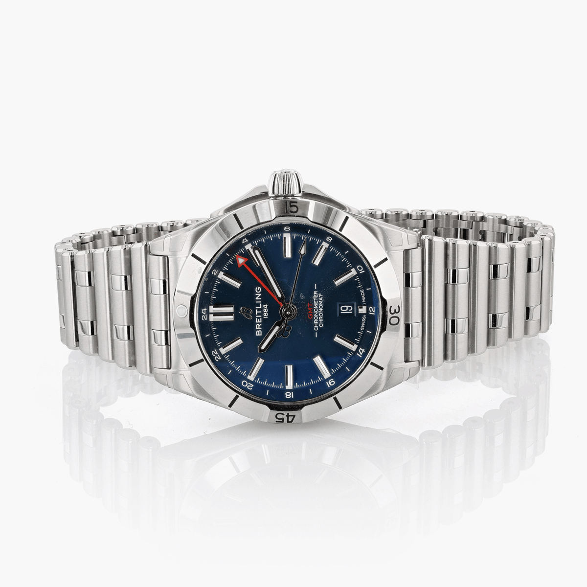 Vintage Breitling Chronomat GMT 40 #A32398101B1A1