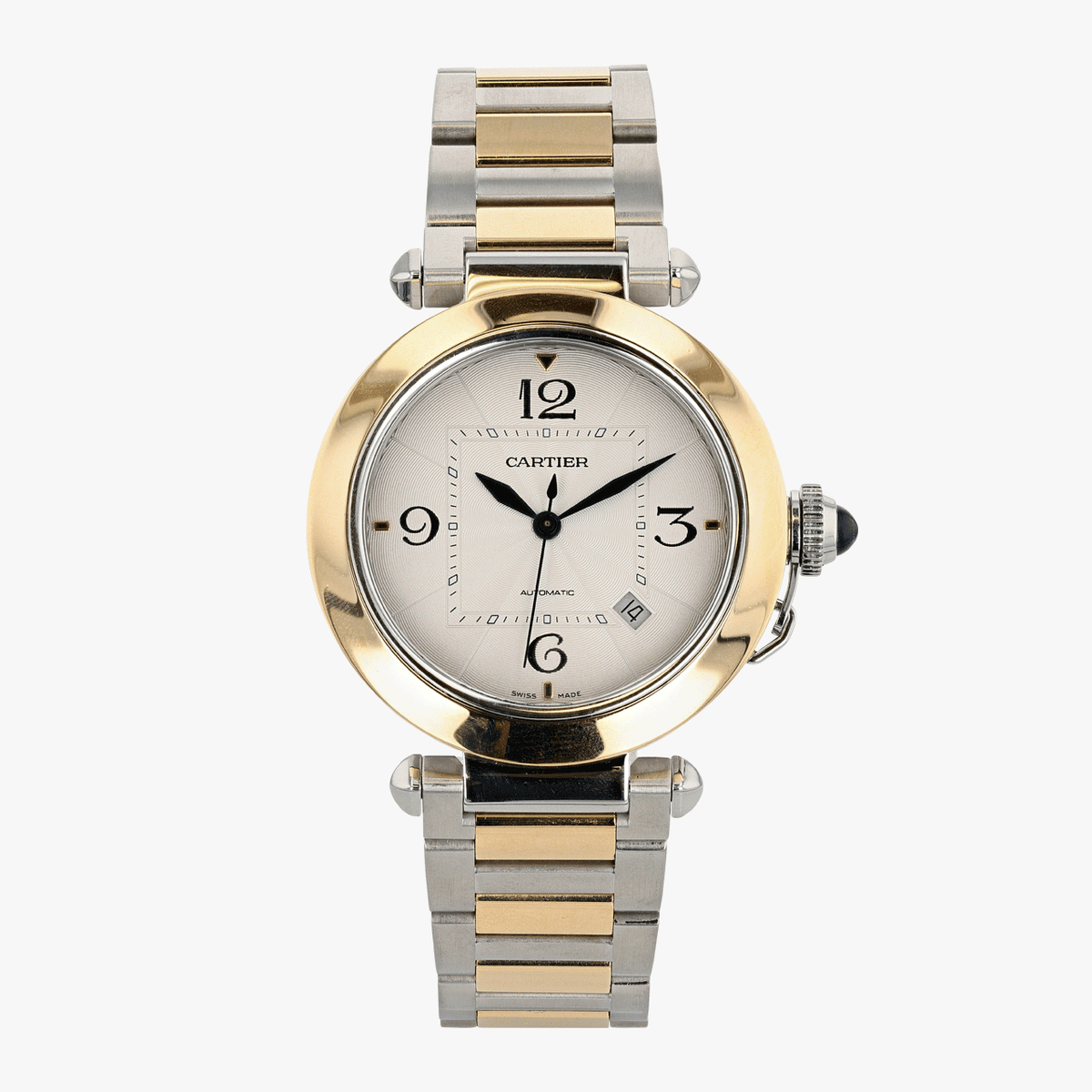 Gold and Stainless Steel Automatic Cartier Pasha