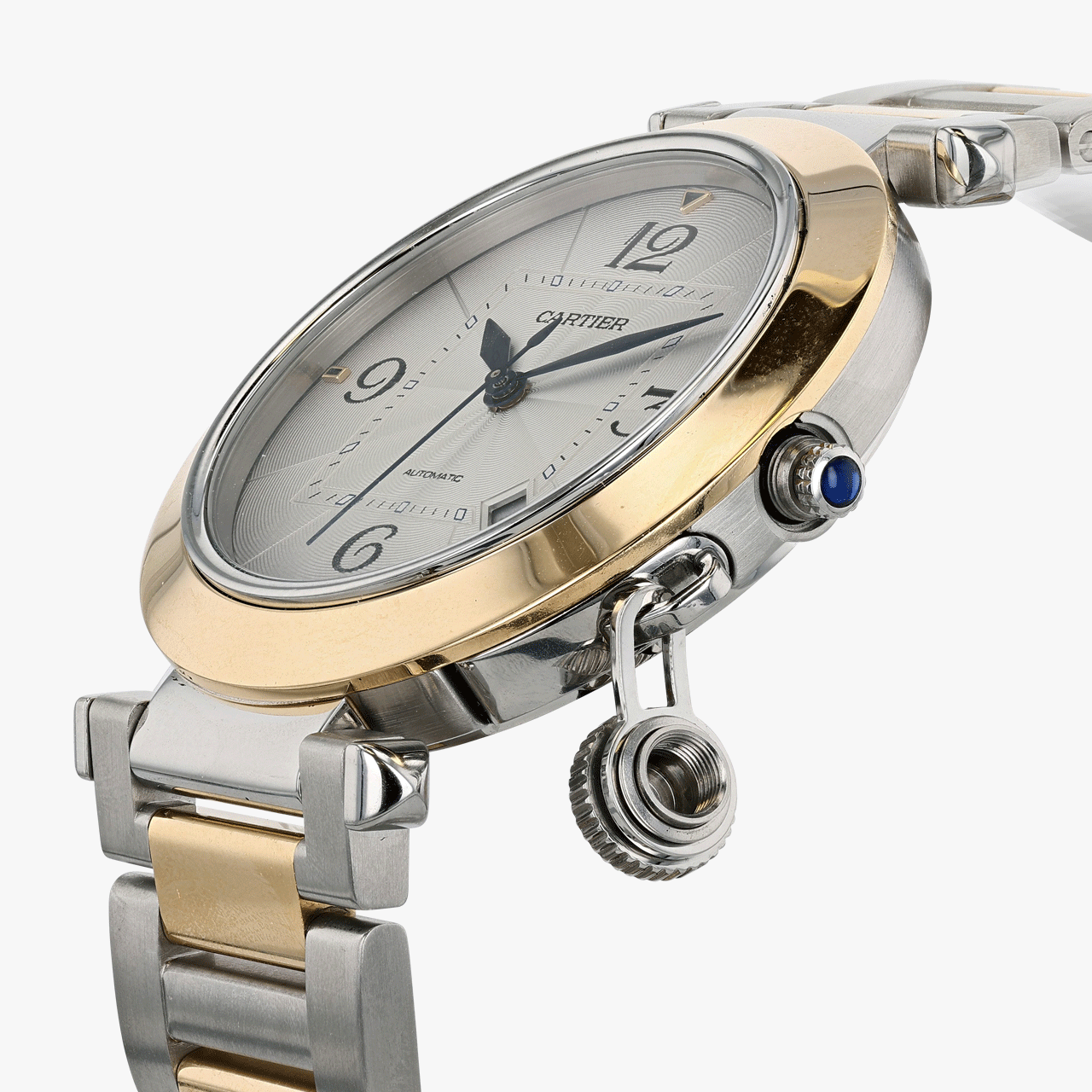 Gold and Stainless Steel Automatic Cartier Pasha