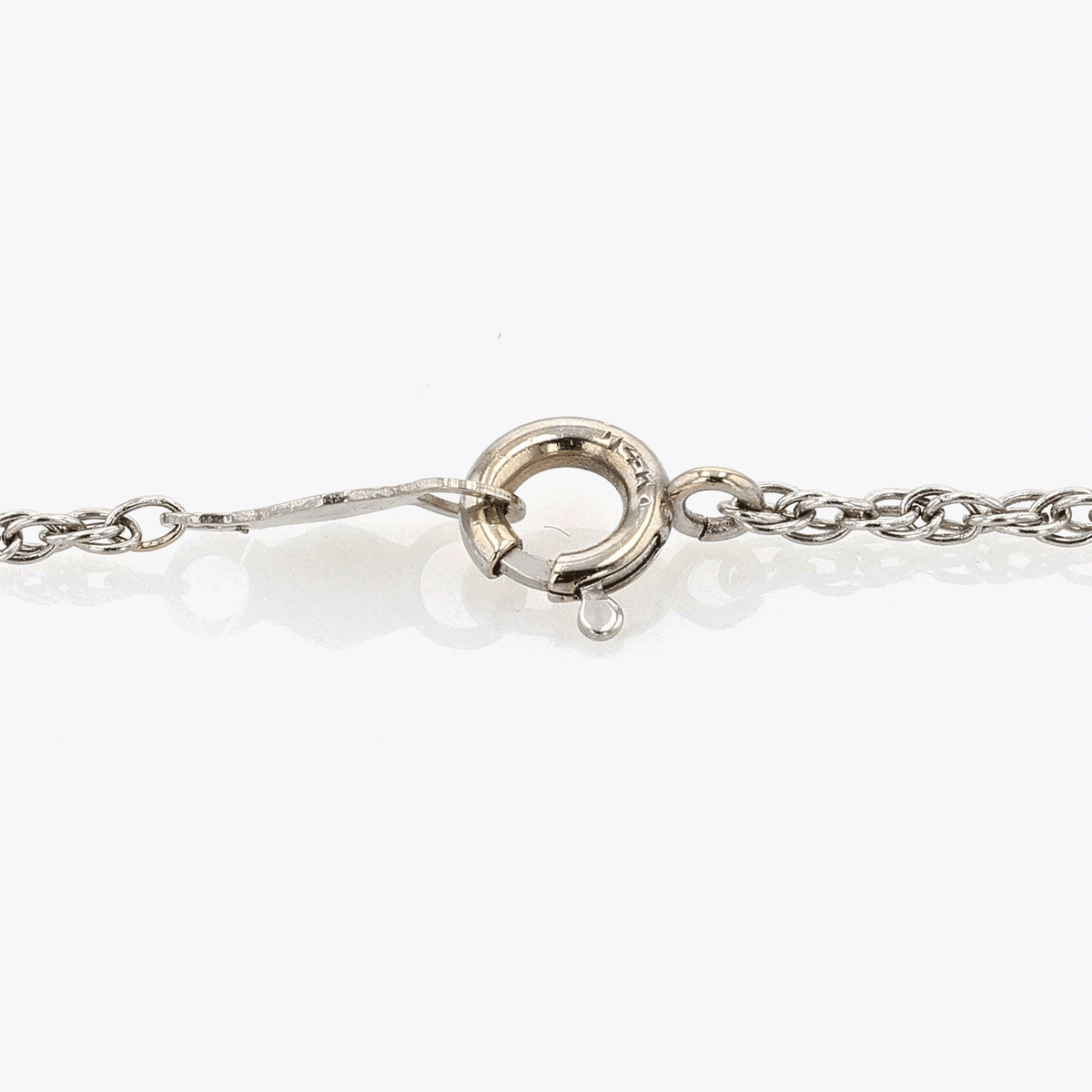 White Gold and Diamond Cornucopia Spray Pendant