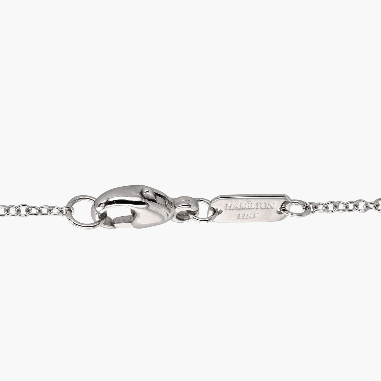 White Gold and Diamond Pendant Necklace