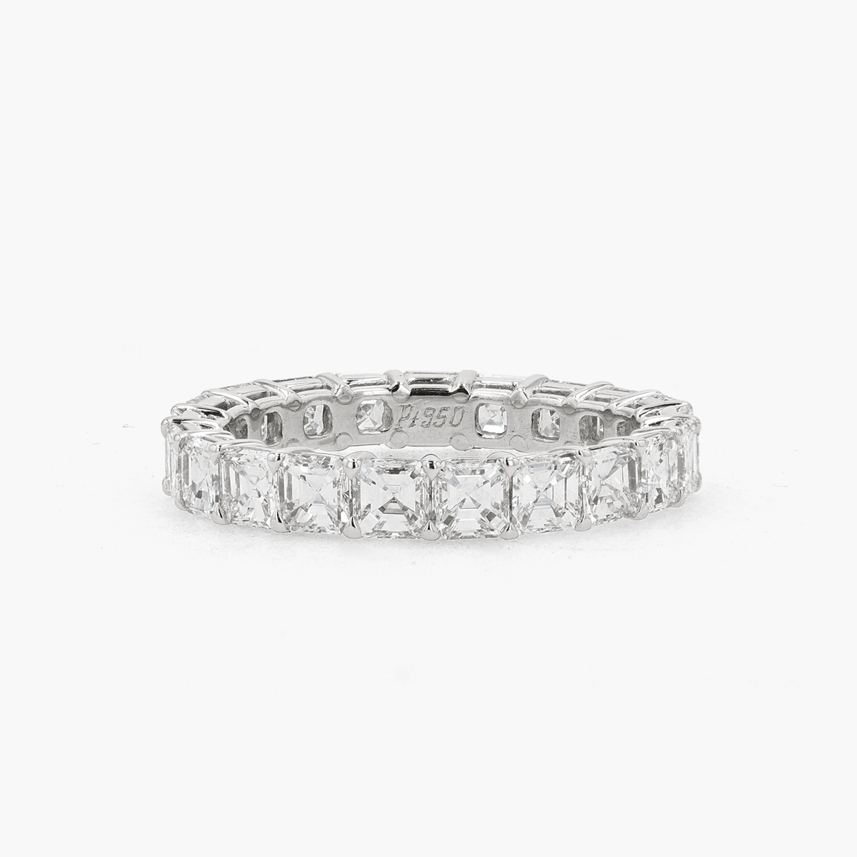 Platinum diamond eternity band