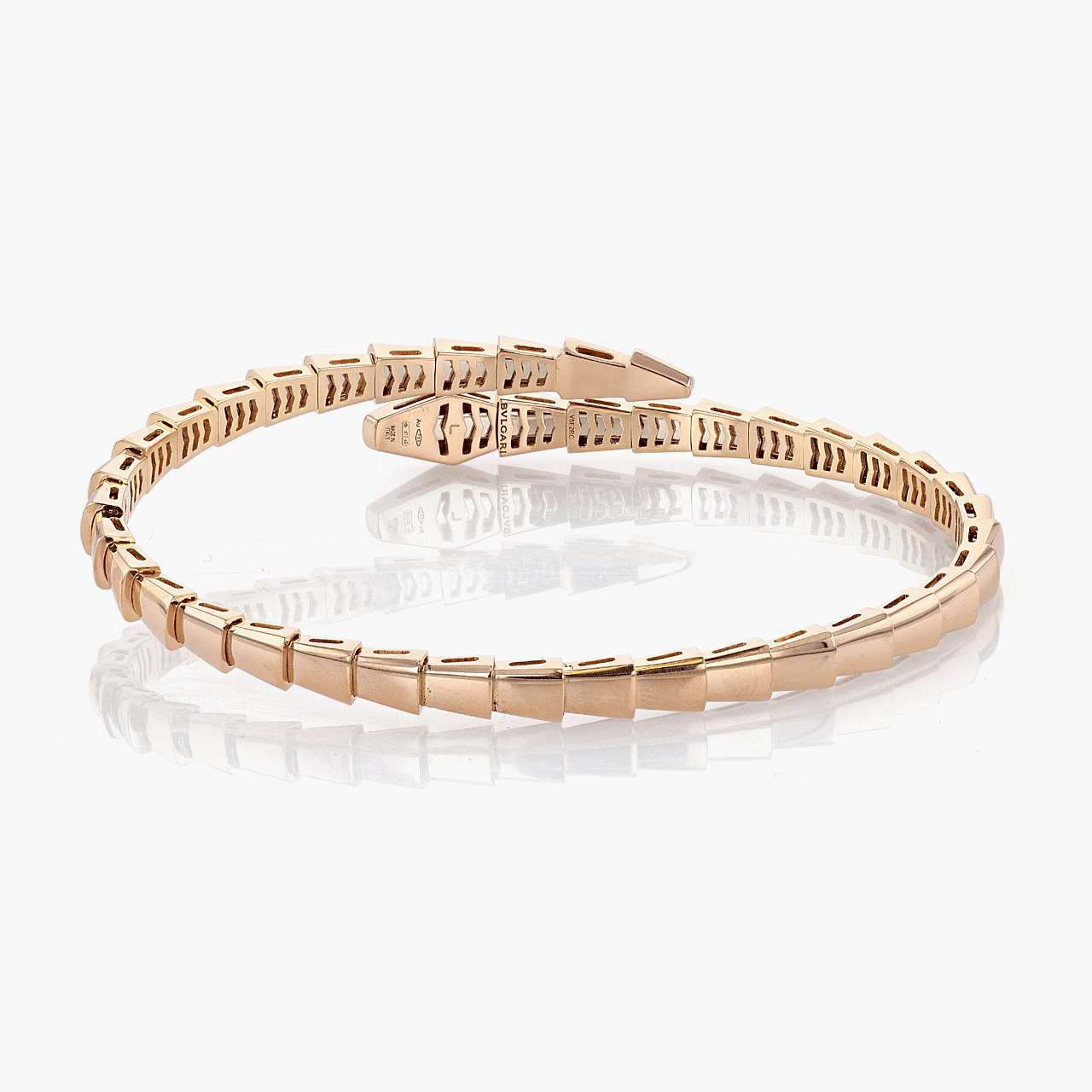 Bulgari Rose Gold Serpenti Viper Bracelet