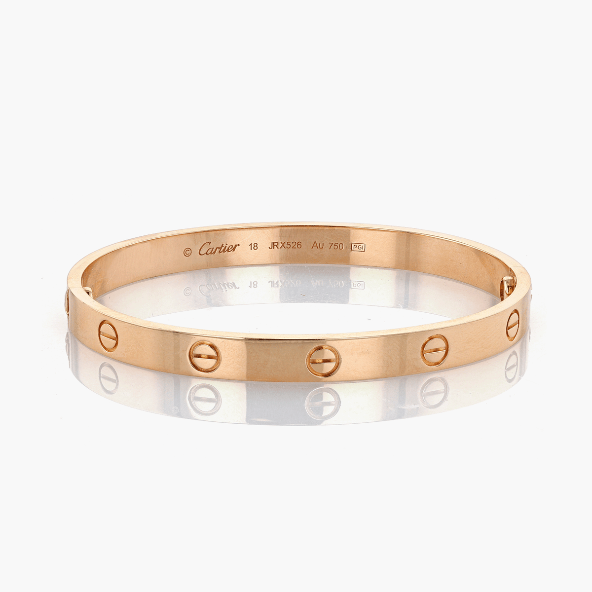Cartier カルティエ LOVE ブレスレット ピンクゴールド Rose Gold Cartier Love Bracelet