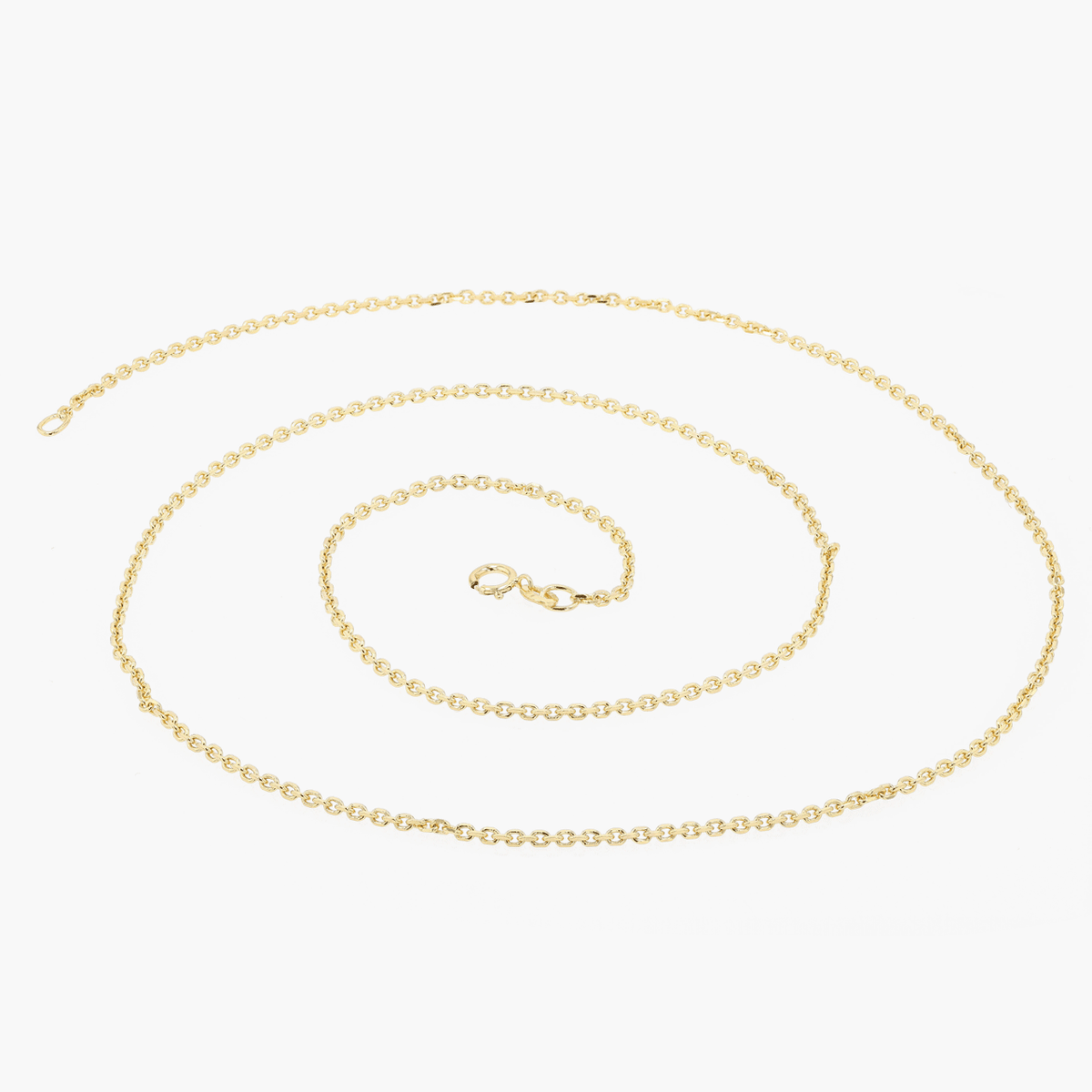 Gold 22 Inch Cable Chain Necklace