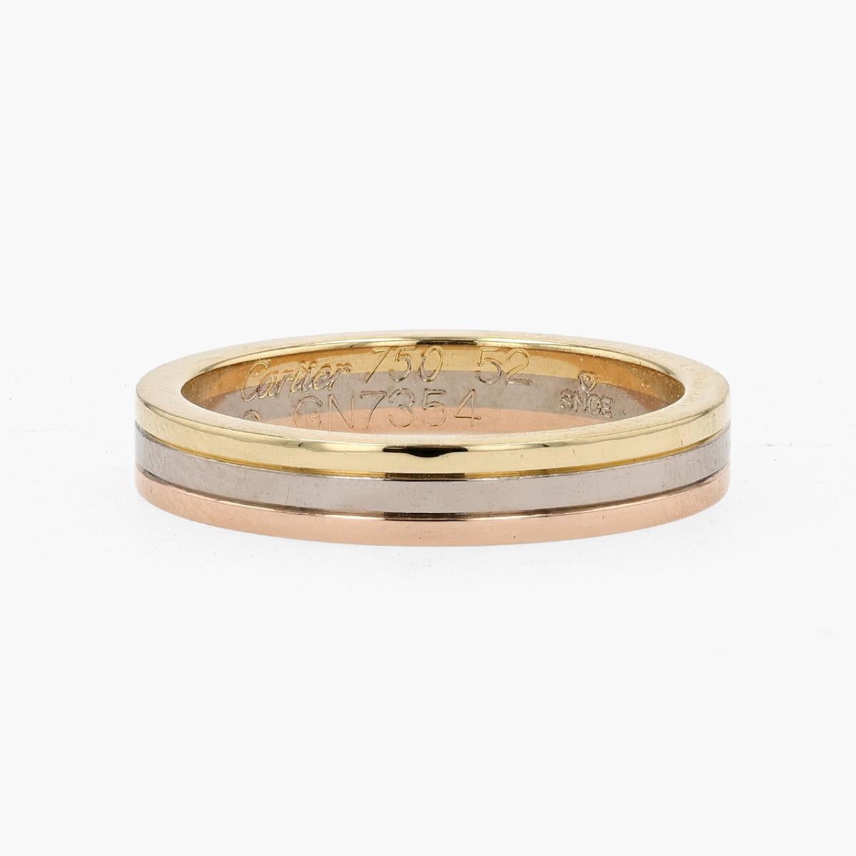 Cartier 18KT Gold Tri Color Band