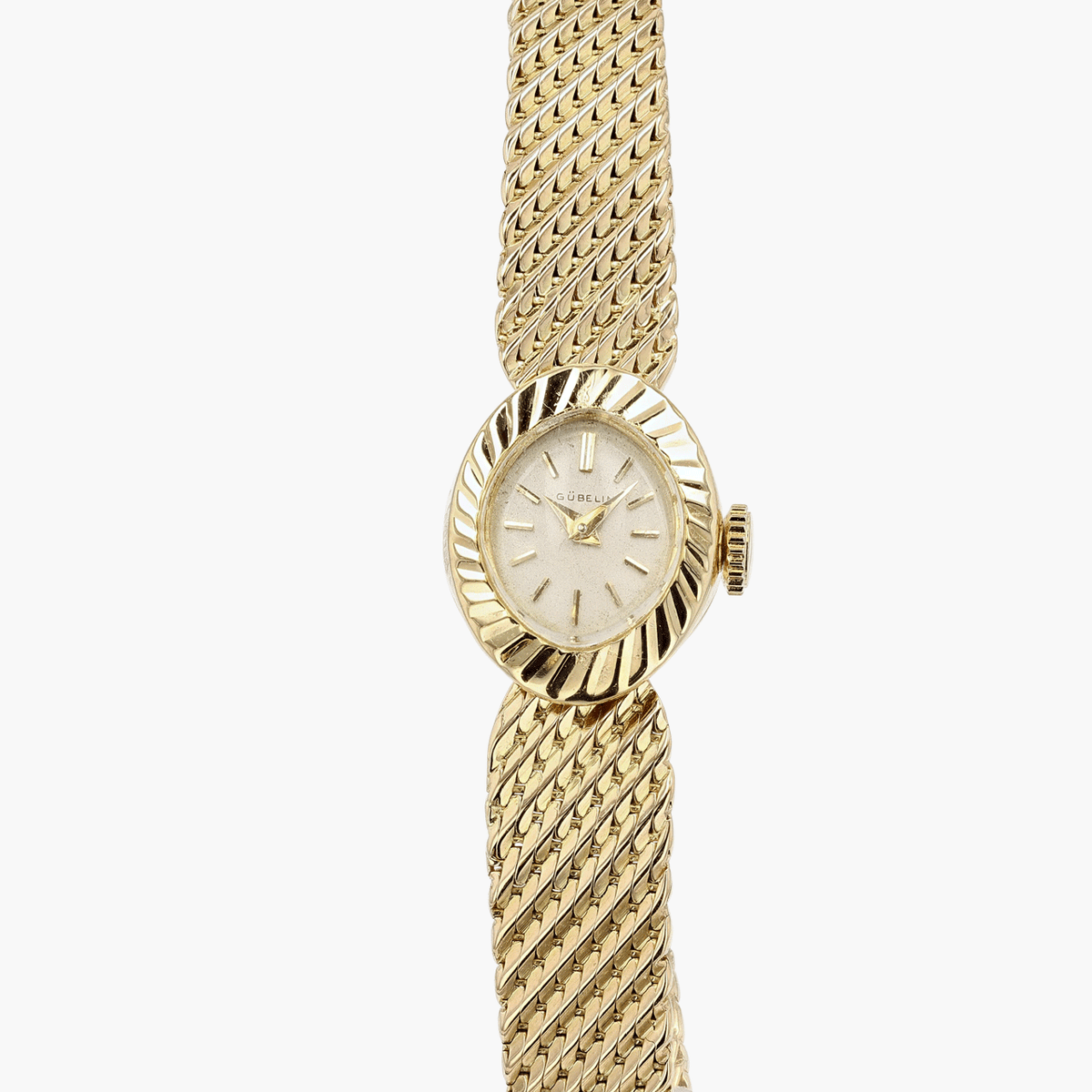 Vintage 18k Gold Gubelin Retro Ladies Watch