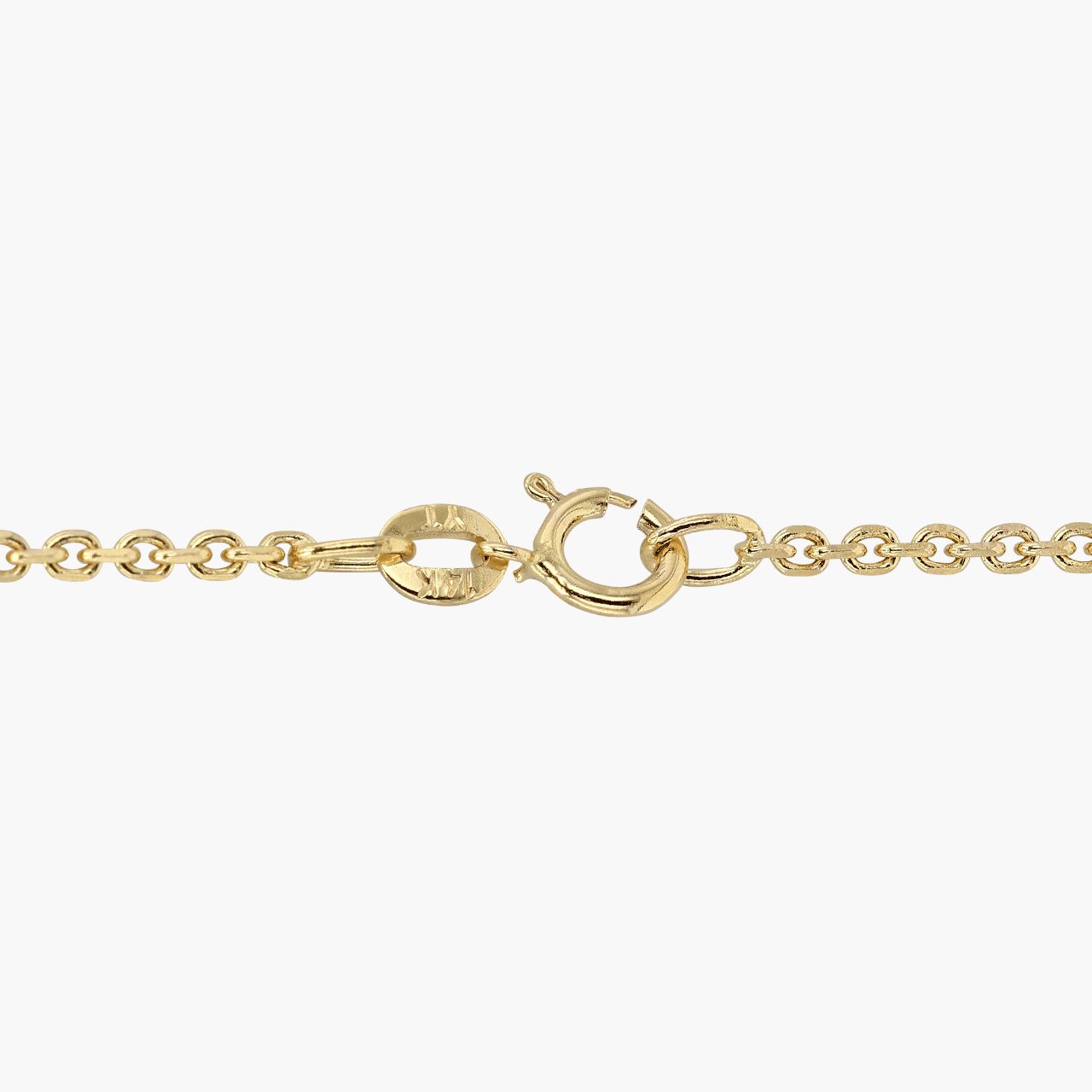 Gold 22 Inch Cable Chain Necklace