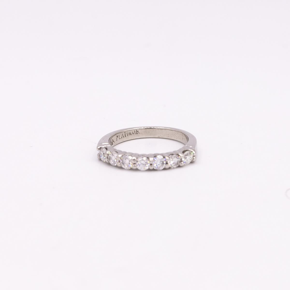 Platinum Diamond Wedding Band