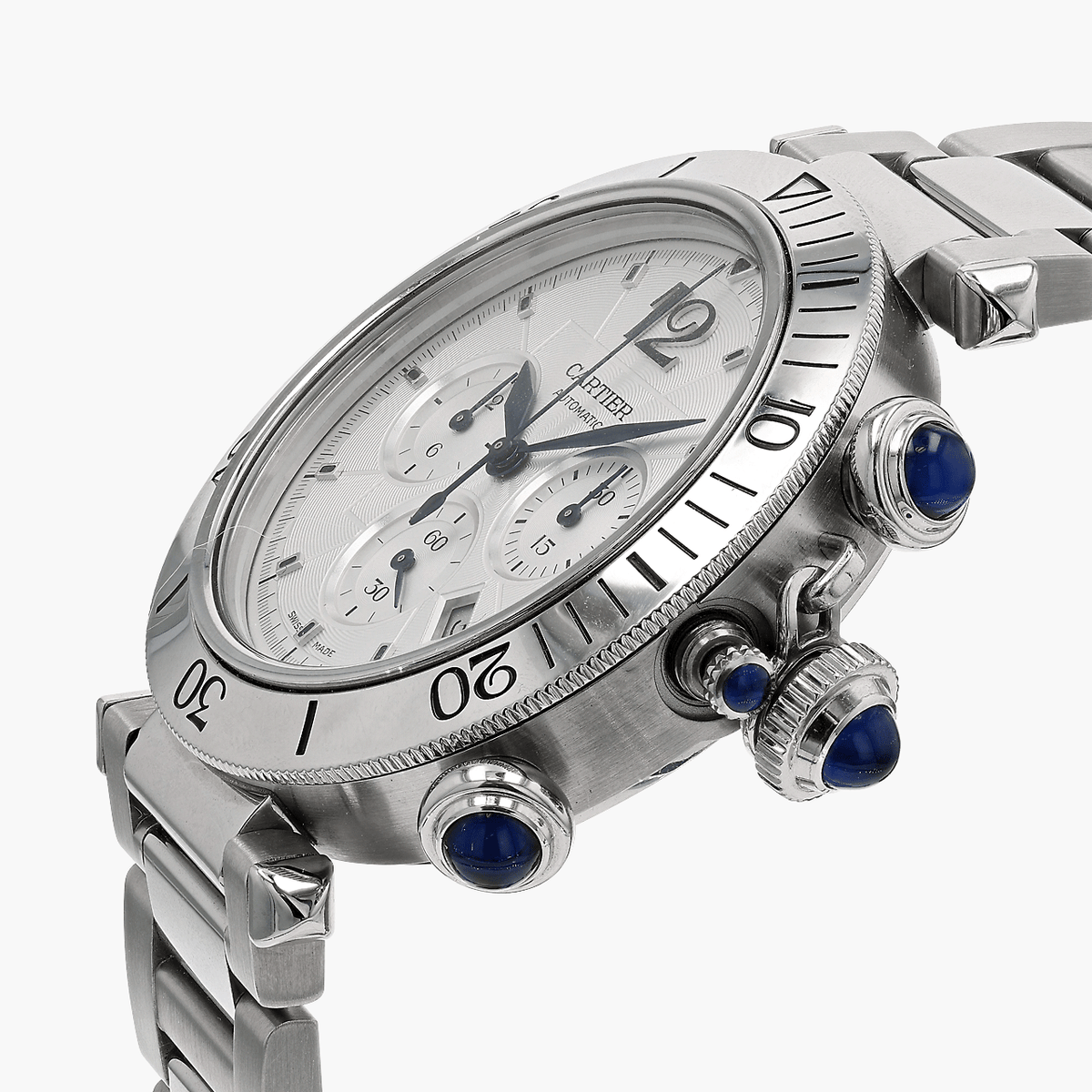 Cartier Stainless Steel Pasha 41mm