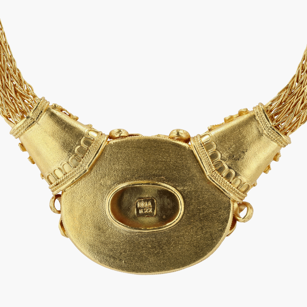 22 Karat Gold Etruscan Revival Necklace From The Metropolitan Museum of Art