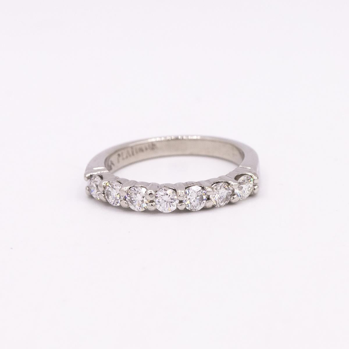 Platinum Diamond Wedding Band