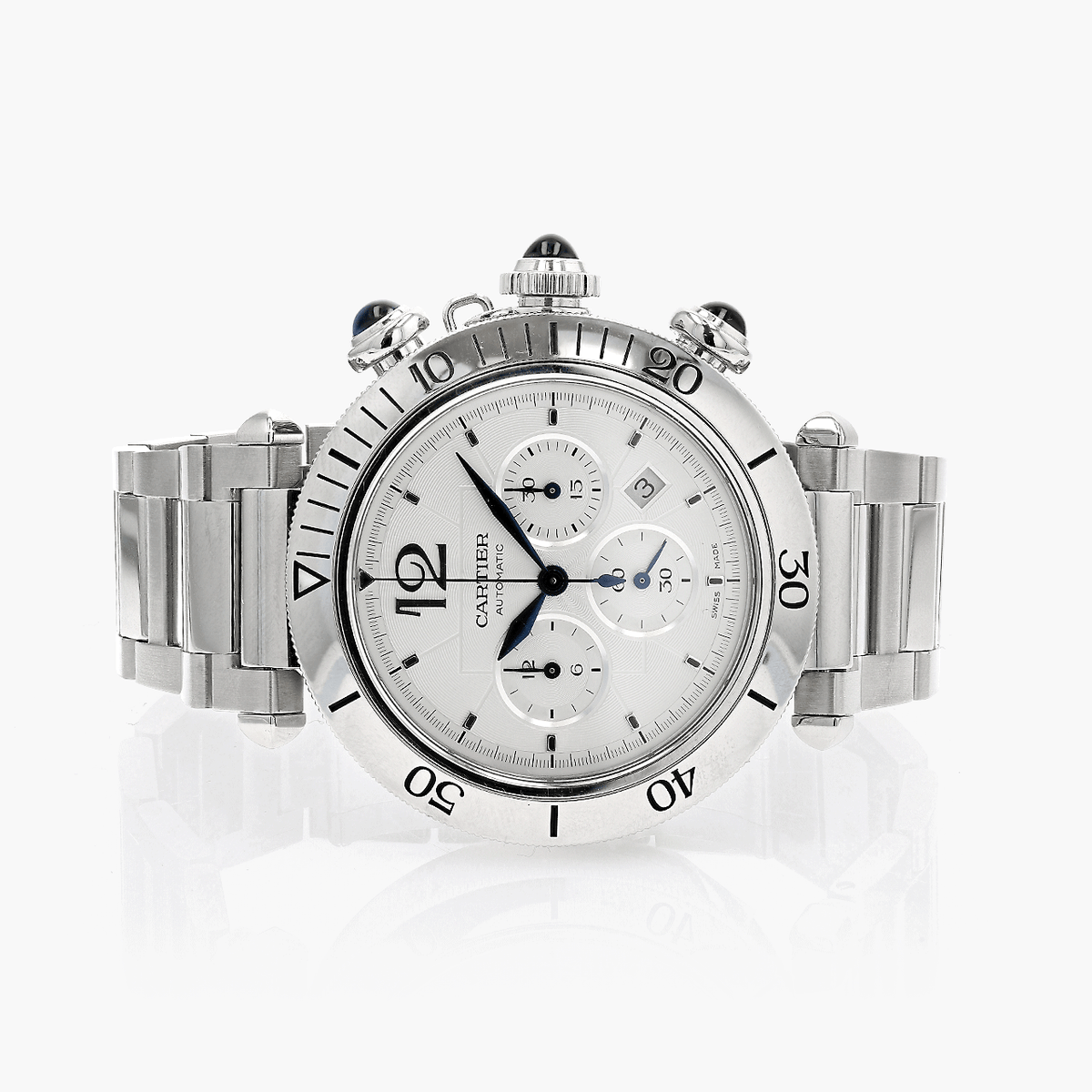 Cartier Stainless Steel Pasha 41mm