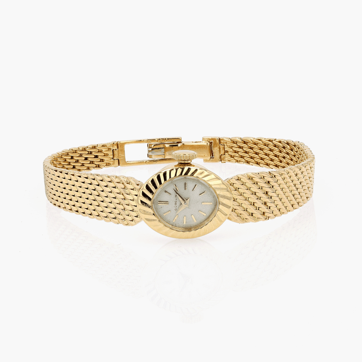 Vintage 18k Gold Gubelin Retro Ladies Watch