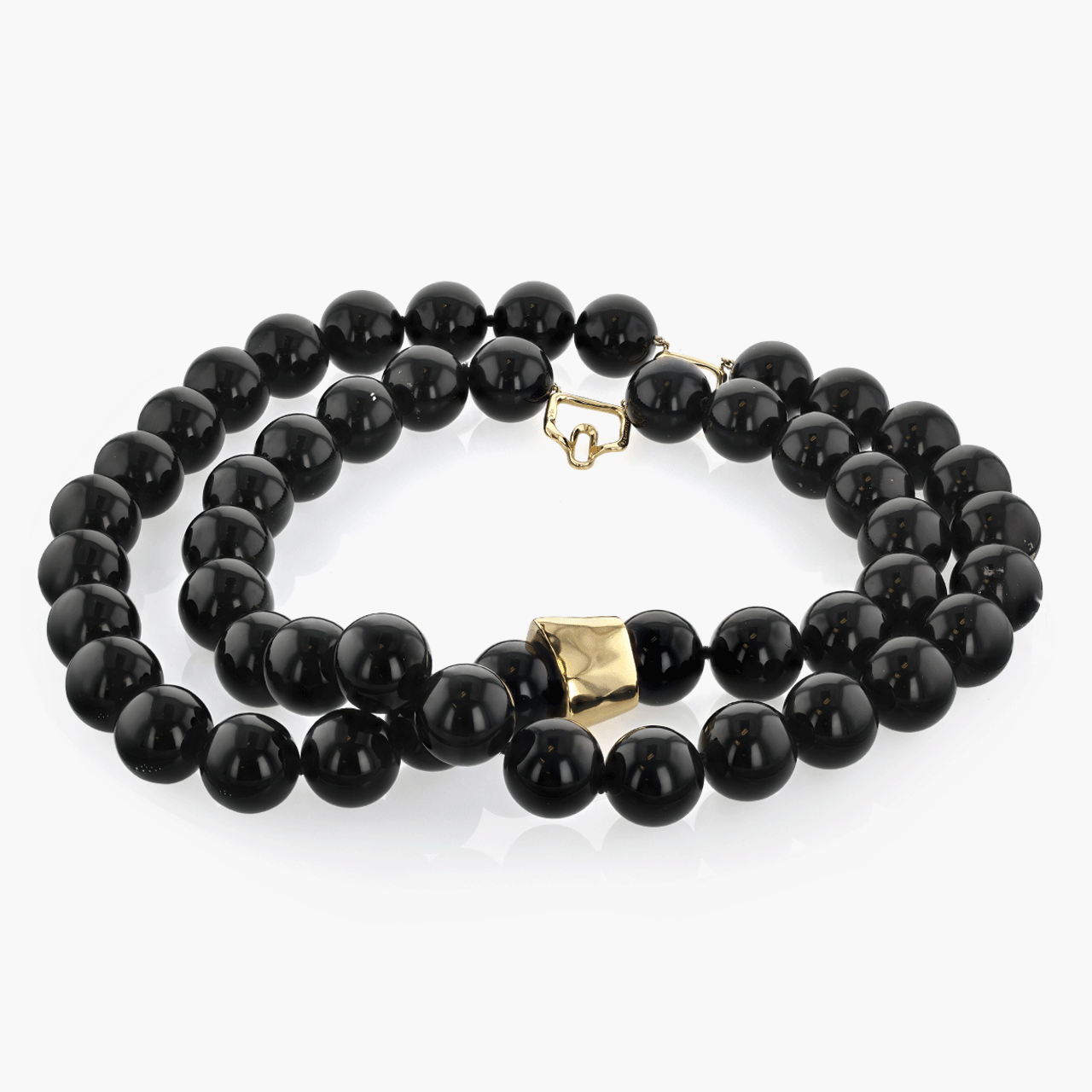 Tiffany & Co. Gold and Onyx Necklace