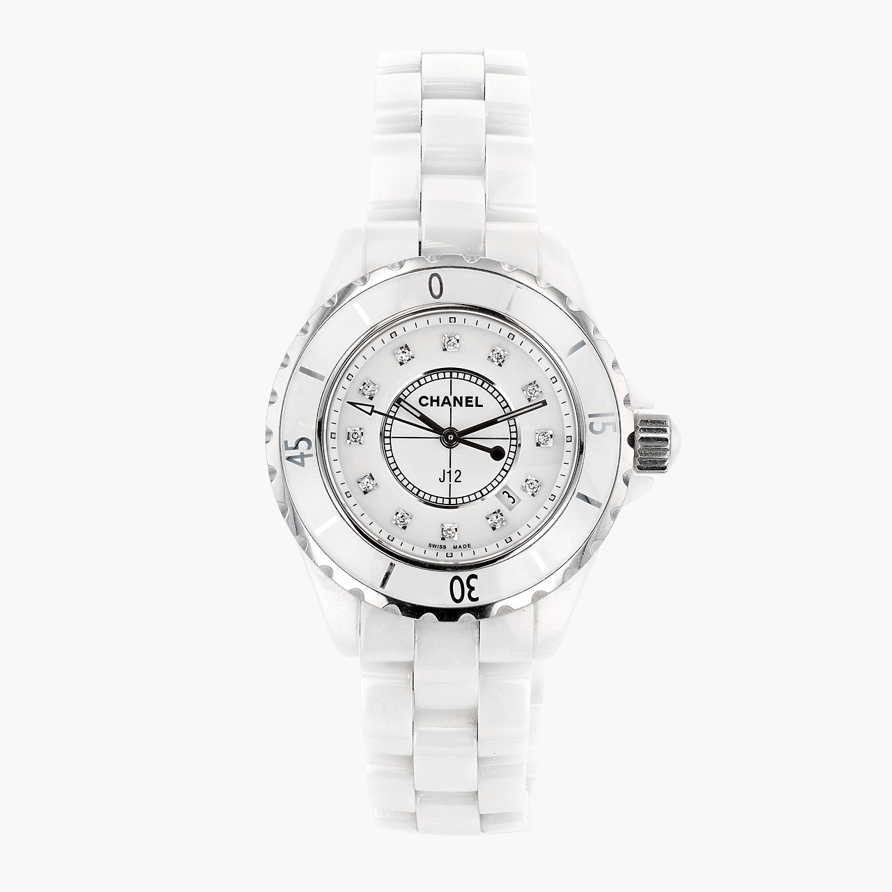 Vintage Chanel J12 White Ceramic 33mm