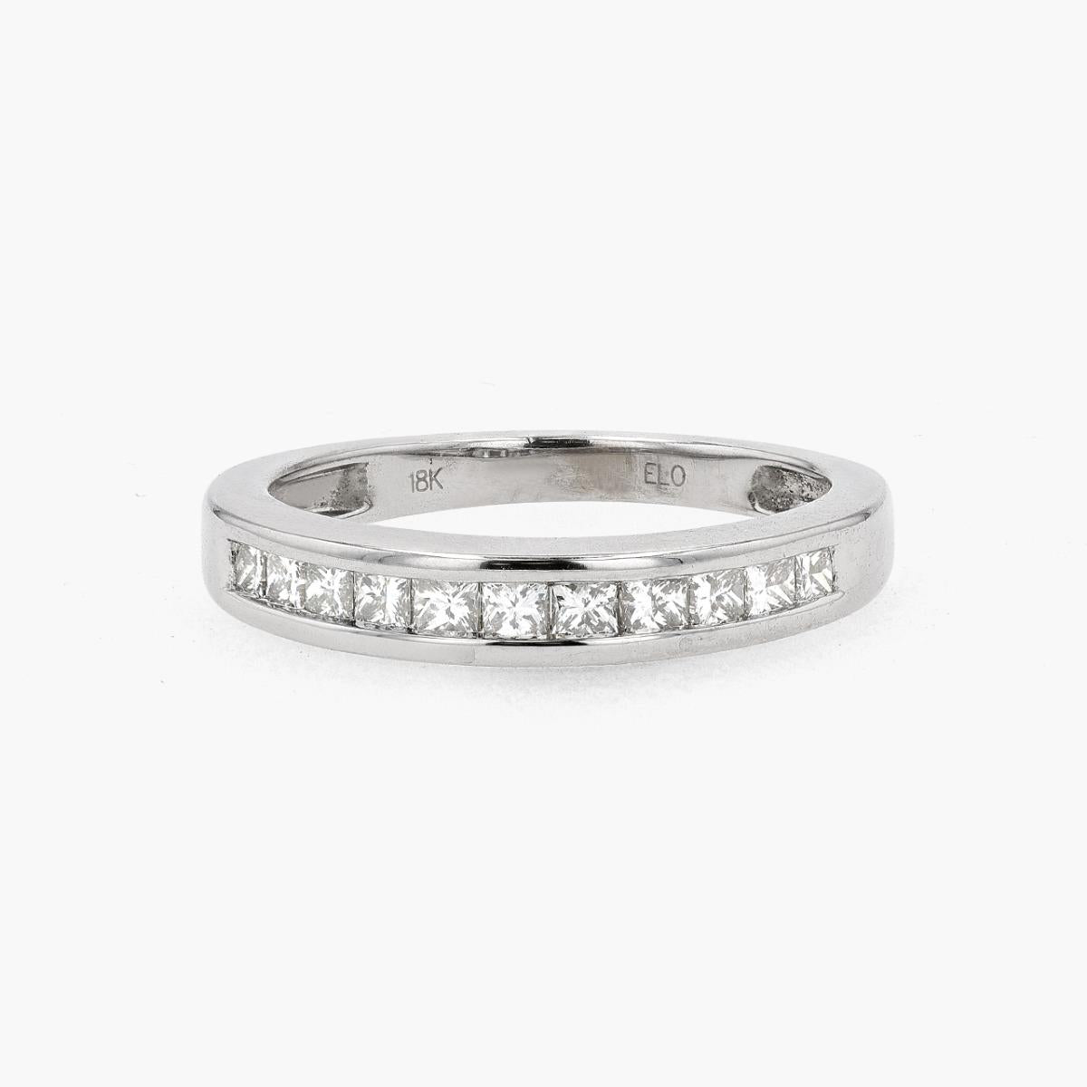 18KT Gold Channel Set Diamond Band