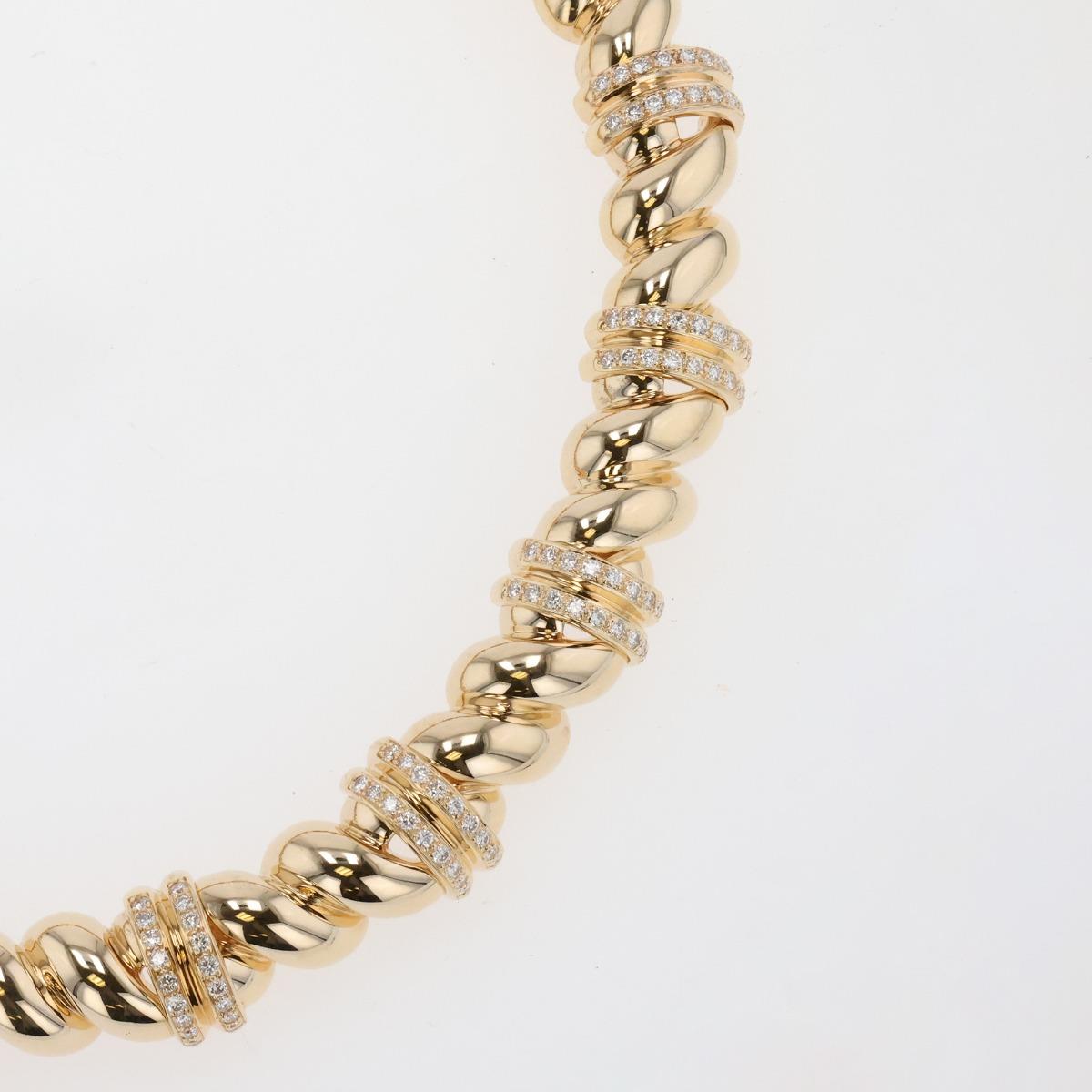 14KT Gold Collar With Diamonds