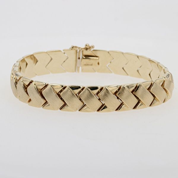 WOVEN BRAIDED BRACELET WITH SATIN FINISH