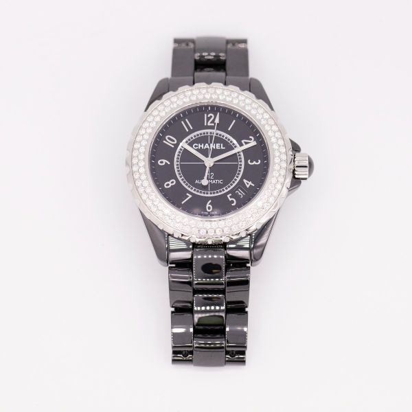BLACK CHANEL CERAMIC J12 - Watches